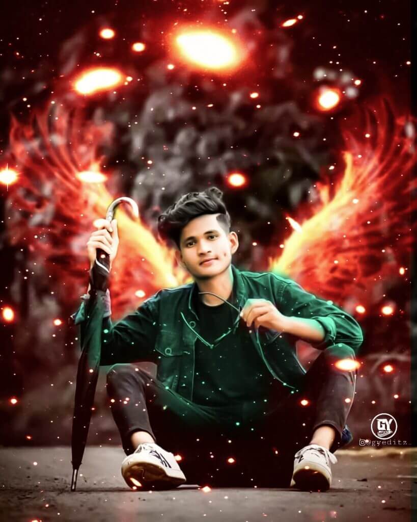 fire wings photo editing