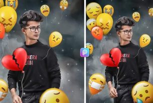 balloon emoji photo editing