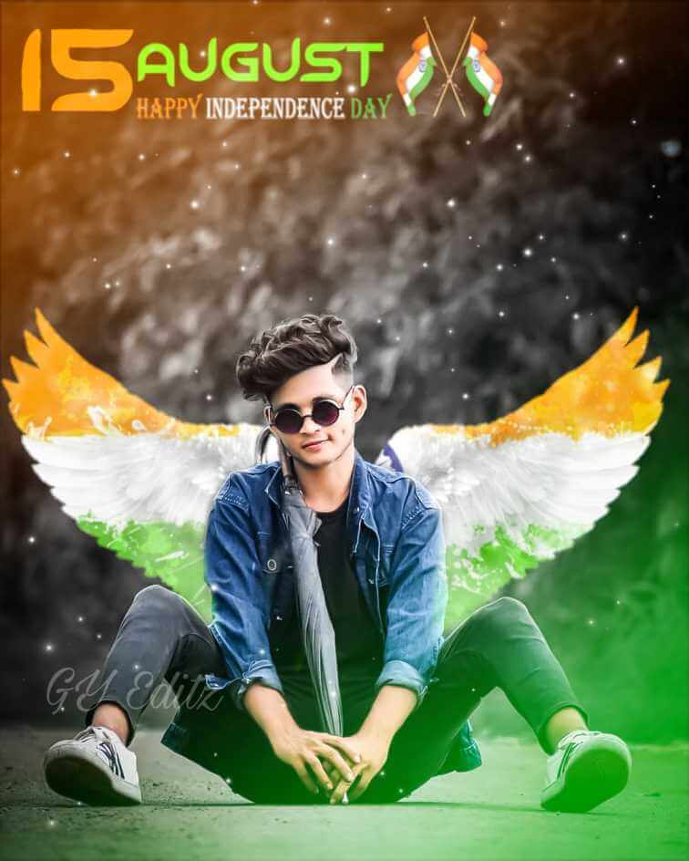 Independence day photo editing