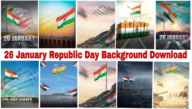 26 January Republic Day Editing Background