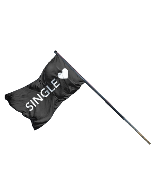 Single Text Flag Png