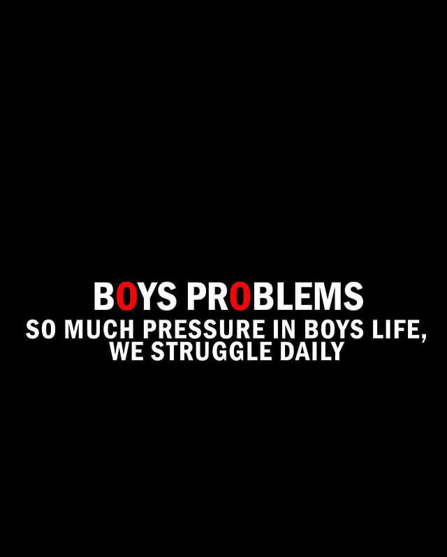 Boys Problem Text Png