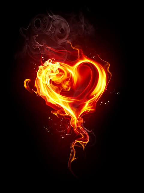 Fire Heart Png