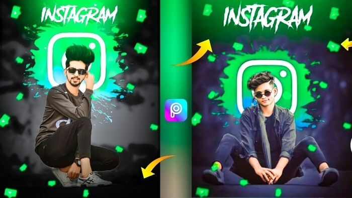 Instagram Logo Photo Editing