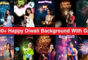 Diwali Editing Background with girl