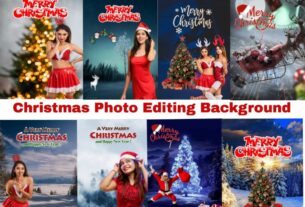 Christmas Photo Editing Background